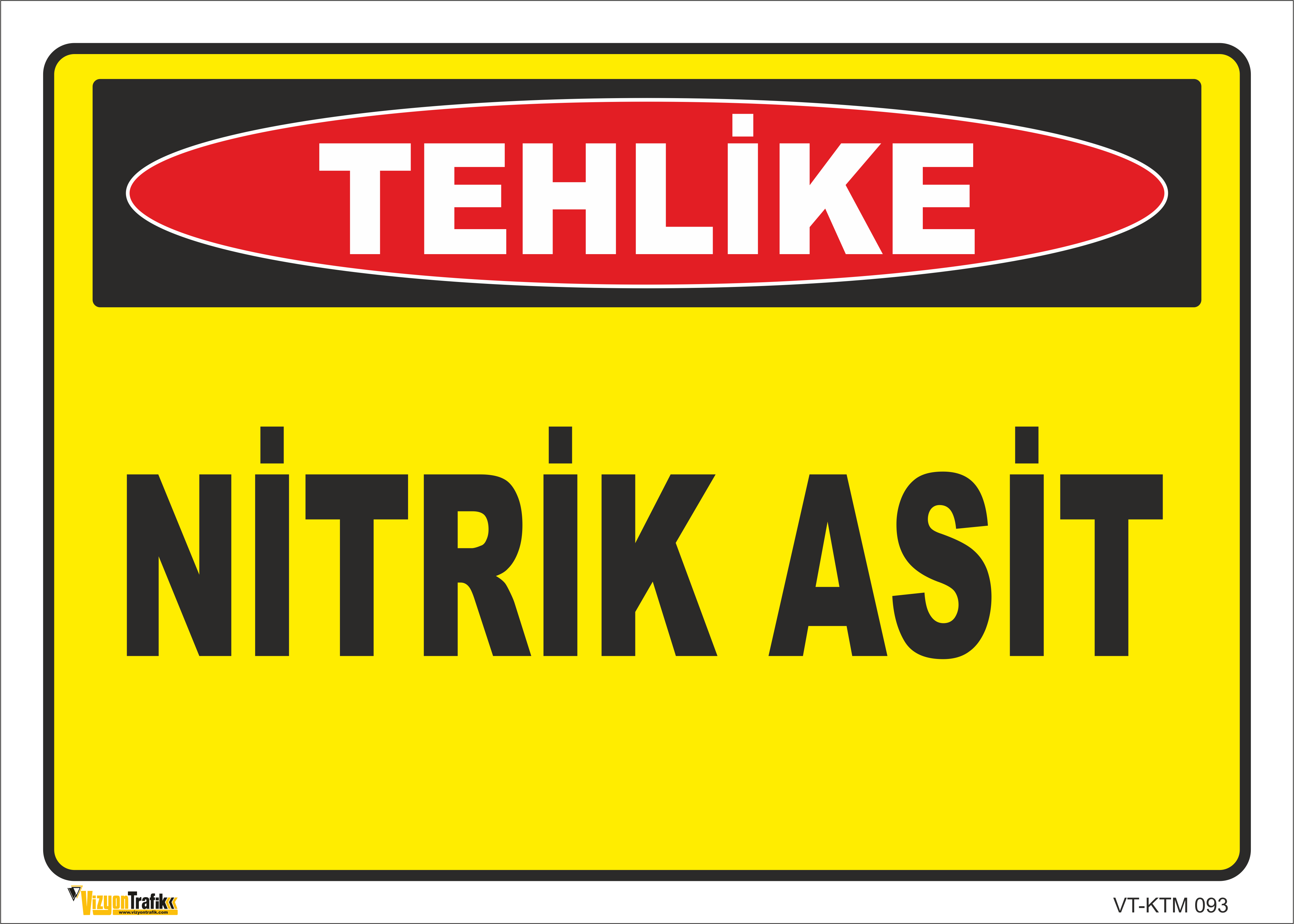NİTRİK ASİT LEVHASI